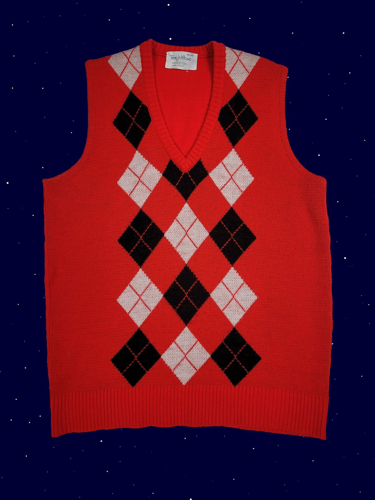 Vintage argyle sweater vest